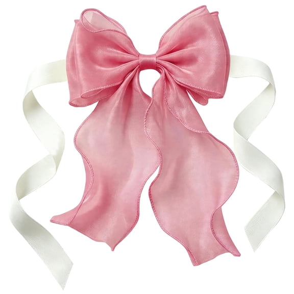 Clearance Under $0.89 Decorative Silky Bow Curtain Tiebacks Lace Ribbon Curtain Holdbacks for Bedroom Living Room Home Window Decor