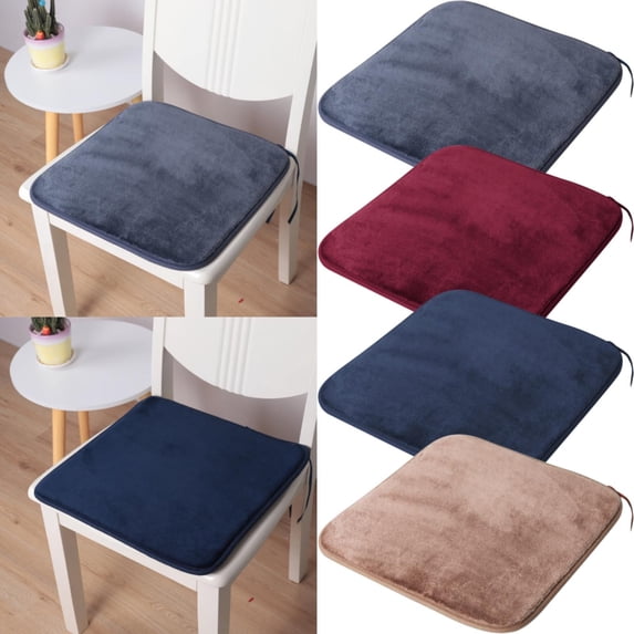 Clearance Under $0.89 Strap Garden Chair Seat Cushion, Soft Non-Slip Stool Pad for Outdoor Patio and Dining, Comfortable Sponge Cushion with Ties