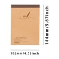thumbnail image 1 of Clearance Under $0.99! 1PC Blank Note Paper Pad, 60-Sheet Sketchbook for Drawing & Drafting, Paper, for Artists & Designers, (25.5x17.5cm, Kraft), 1 of 5