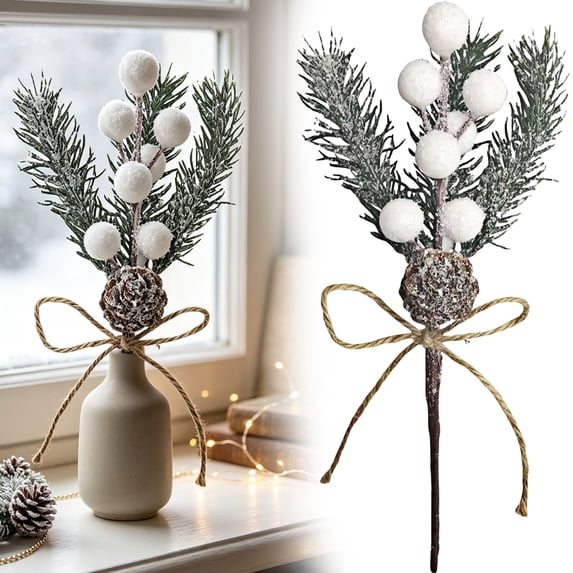 Pick 5 Clearance Under $0.99 Holiday Twig Pick, Decorative Branch Ornament ...
