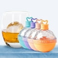 thumbnail image 1 of Clearance Under $0.99 Large 2.5-Inch Silicone Ice Ball Mold for Whiskey Cocktails and Premium Drinks, 1 of 5
