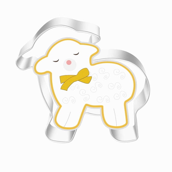 Clearance Under $1.04! 1 Pack Stainless Steel Bunny and Carrot Cookie Cutter for Easter Baking and Crafts (AA)