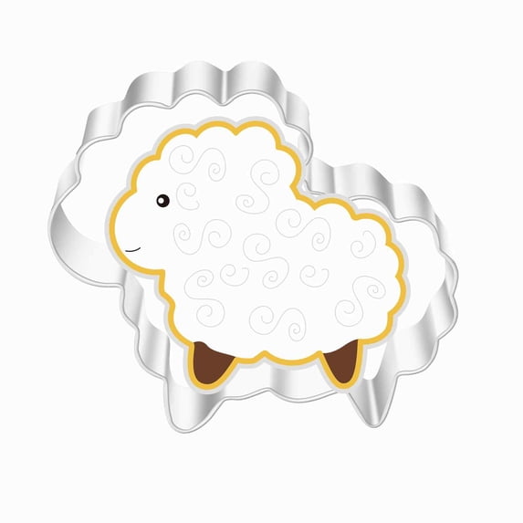 Clearance Under $1.04! 1 Pack Stainless Steel Bunny and Carrot Cookie Cutter for Easter Baking and Crafts (AB)