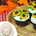 thumbnail image 1 of Clearance Under $1.06! 1 Pack Sunflower Silicone Mold for Fondant and Candy Decor (Grey), 1 of 7