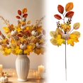 thumbnail image 1 of Clearance Under $1.06! Artificial Fall Pick with Pumpkin Maple and Berries for Vase Arrangement Table Decor, 1 of 4