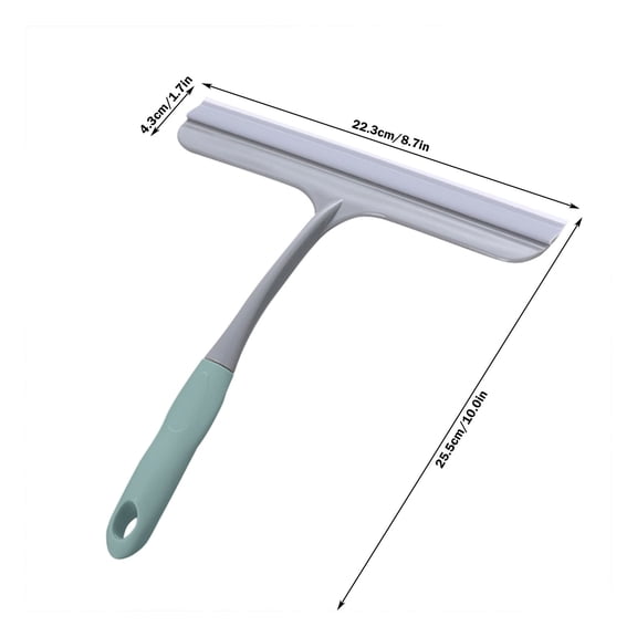 Clearance Under $1.09! 1PC Glass Scraper Cleaner, Window Squeegee with Silicone Blade for Bathroom & Car, Plastic, for Home & Office, C, One Size