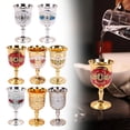 thumbnail image 1 of Clearance Under $1.09 Medieval Metal Shot Glass, Engraved Goblet Cup for Whiskey Wine and Wedding Decor, 1 of 5