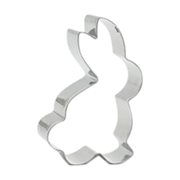 Clearance Under $1.14! 1 Pack Stainless Steel Easter Cookie Cutter – Large Bunny Shape for Baking (Large Bunny)
