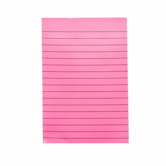 Clearance Under $1.14! 1PAD 4x6 Inch Ruled Sticky Notes, Colorful Self-Adhesive Memo Pad, 50 Sheets, for Lists & Reminders, A, One Size