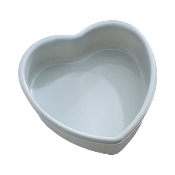 Clearance Under $1.16! 1 Pack 4-Inch Silicone Round/Heart Layered Cake Pan – Blue (4 inch)
