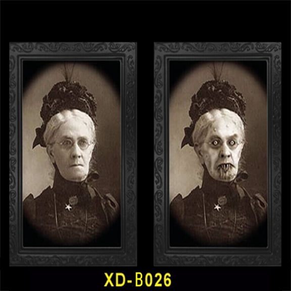 Clearance Under $1.19 3D Changing Face Picture Frame For Halloween Decor