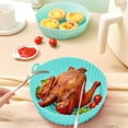 thumbnail image 1 of Clearance Under $1.19 Silicone Air Fryer Liner Round Reusable Non-Stick Baking Tray for Oven Microwave Cooking, 1 of 4