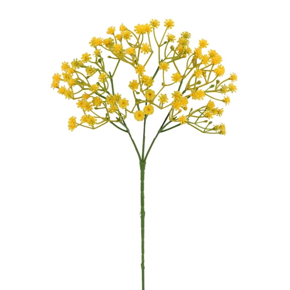 Clearance Under $1 1Pc Artificial Baby'S Breath Artificial Baby'S Breath Plastic For Vase Filler Accent Wedding Bouquet Filler Yellow