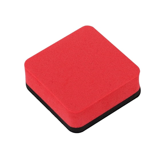 Clearance Under $1.24! 1PC Whiteboard Eraser, High-Density Foam Board Cleaner for Dry-Erase Surfaces, Plastic, for Home & Office, (5x5x2cm, Red)