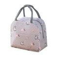 thumbnail image 1 of Clearance Under $1.26! 1Pc Insulated Lunch Tote with Front Pocket (Oxford cloth, E), 1 of 4
