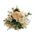 thumbnail image 1 of Clearance Under $1.26! Artificial Peonies Flowers,Fake Peony Silk Flower Bouquet Plastic Florals Bulk Arrangements for Vase Wedding Decoration, 1 of 4