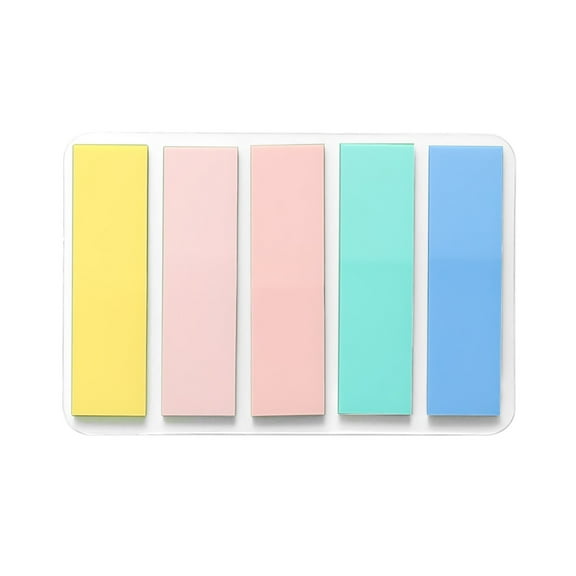 Clearance Under $1.29! 100PCS Index Sticky Notes, Solid Color Memo Tabs for Book Marking & Reminders, Paper, for Office & Study, (One Size, Macaron)