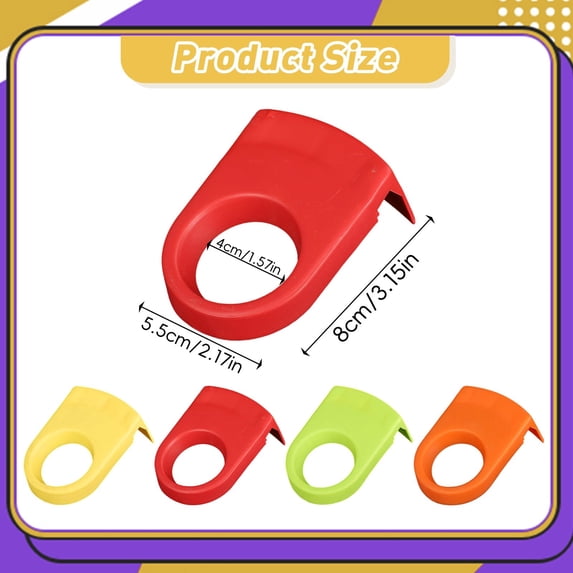 Clearance Under $1.29! 1PC Drink Clip Holder, Bottle Buckle for Schooner & Goblet Glasses, Plastic, for Home Bar & Party, (8x6cm, Red)