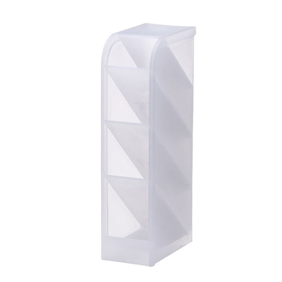 Clearance Under $1.34! 1PC Mesh Desk Caddy, 4-Compartment Pen Holder for Organizing Stationery, PP, for Workspace, (20.4x9.2x5cm, White)