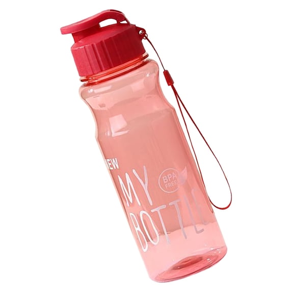 Clearance Under $1.34! 1Pc Press-Clamshell Outdoor Water Bottle (Plastic, RD1)