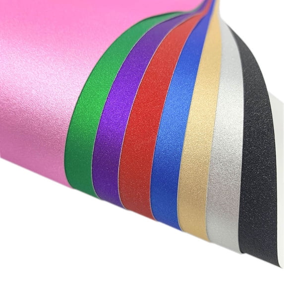 Clearance Under $1.39! 1 PC Permanent Self-Adhesive Glitter Vinyl Sheet 30x25cm for DIY Decals Crafts (Purple)