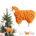 thumbnail image 1 of Clearance Under $1.39 Knitted Sheep Hanging Ornament Soft Stuffed Figure for Christmas Tree Holiday Decor, 1 of 4