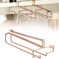 thumbnail image 1 of Clearance Under $1.39 Under Cabinet Wine Glass Rack Stemware Holder Hanging Organizer for Kitchen Cabinets Shelves, 1 of 4