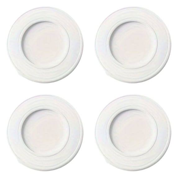Clearance Under $1.44! 4PACK Magnetic Remote Holder, Wall Mount Organizer for TV & AC Remotes, Plastic, for Living Room & Bedroom, (One Size, White)