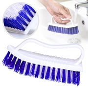 Clearance Under $1.46 Handheld Scrub Brush, Multi-Purpose Cleaning Brush, Curved Grip Brush for Household Cleaning, A