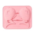 thumbnail image 1 of Clearance Under $1.54! 1 Pack 3D Fish-Shaped Silicone Cake Mold for Chocolate and Baking (Pink), 1 of 7