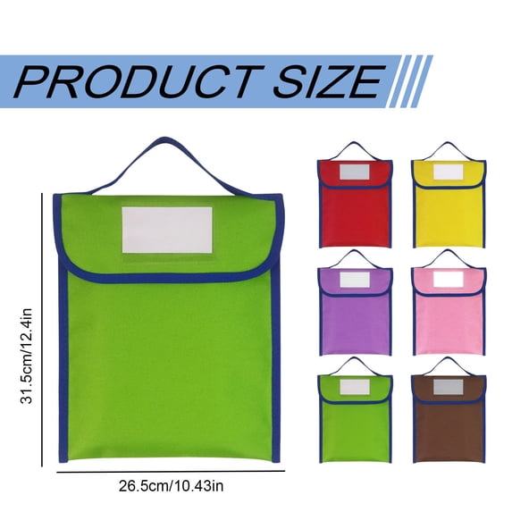 Clearance Under $1.59! 1PC Handheld Document Organizer Bag, Portable File Storage Tote with Handle, Cloth, for Travel & Office, (31.5*26.5cm, Yellow)