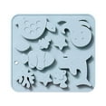 thumbnail image 1 of Clearance Under $1.64! 1 Pack Silicone Marine Fish Mold – 10-Cavity for Chocolate, Ice Cubes, and Baking (Blue), 1 of 4