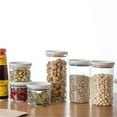 thumbnail image 1 of Clearance Under $1.79 Storage Jar Plastic Transparent with Lid Airtight Food Grade Container for Grains Snacks and Dry Goods, 1 of 4