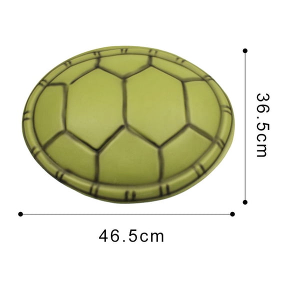 Clearance Under $1.86! 1PC Halloween Turtle Shell Costume, EVA Animal Prop for Cosplay & Party, EVA, (One Size, Green)