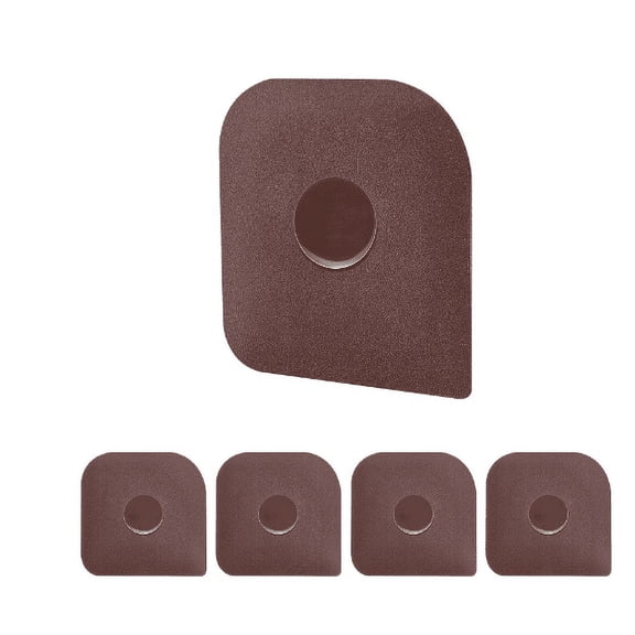 Clearance Under$1.94! 5 Pcs Kitchen Scraper, Silicone Pan Scraper, Heat Resistant, for Cast Iron, Brown