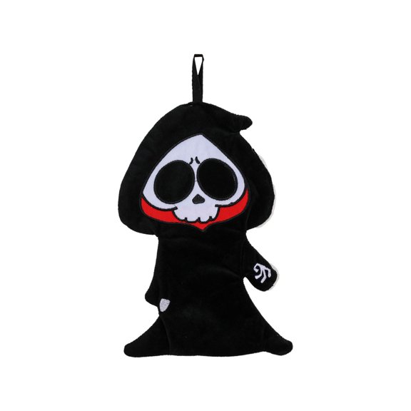 Clearance Under $1.96! 1 Pack Halloween Hand Towel Skull and Crossbones Design Fuzzy Cloth for Bathroom Kitchen Decor (One Size H)