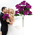 thumbnail image 1 of Clearance Under $1 Artificial Flower Artificial Butterfly Flower For Living Room Office Desk,Abs Purple (1Pc), 1 of 9
