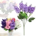 thumbnail image 1 of Clearance Under $1 Artificial Flower Faux Floral Bush Plastic For Living Room Vase Filler Wedding Arch Arrangement (C) (1Pc), 1 of 9