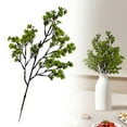 thumbnail image 1 of Clearance Under $1 Artificial Flower Pick Silk Flower Pick Plastic For Vase Solo Arrangement Bookshelf Minimalist Decor Green (1Pc), 1 of 9