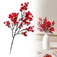 thumbnail image 1 of Clearance Under $1 Artificial Flower Pick Silk Flower Pick Plastic For Vase Solo Arrangement Bookshelf Minimalist Decor (H) (1Pc), 1 of 9