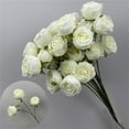 thumbnail image 1 of Clearance Under $1 Artificial Rose Spray Artificial Rose Bouquet For Bedroom Nightstand Decor,Plastic (A) (1Pc), 1 of 8