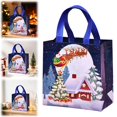 thumbnail image 1 of Clearance Under $1 Christmas Non-Woven Gift Bag with Handles - Blue, 1 of 5