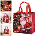 thumbnail image 1 of Clearance Under $1 Christmas Non-Woven Gift Bag with Handles - Red, 1 of 5