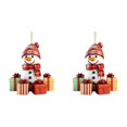 thumbnail image 1 of Clearance Under $1 Christmas Snowman Hanging Ornament Lightweight Flat Acrylic Snowman Christmas Tree Decoration for Car Mirror, 1 of 5
