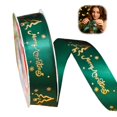 thumbnail image 1 of Clearance Under $1 Festive Christmas Ribbon for Wreath Making and Holiday Crafts, Satin-Like Ribbon, 1 of 7