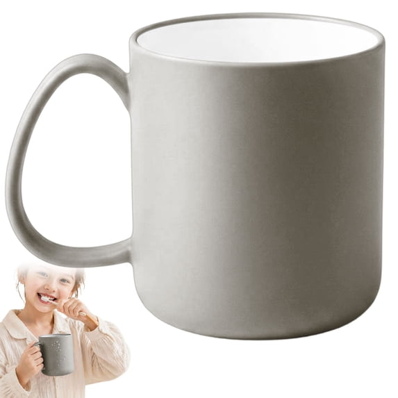 Clearance Under $1 Heat-Insulated Mouthwash Cup with Handle, Sturdy Drinking Cup for Bathroom and Daily Use