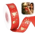 thumbnail image 1 of Clearance Under $1 Holiday Christmas Ribbon for Wreaths and Mantel Displays, Satin-Like Craft Ribbon, 1 of 7