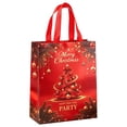 thumbnail image 1 of Clearance Under $1 Holiday Gift Tote, Non Woven Bag with Handle for Presents Style B, 1 of 4