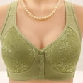 thumbnail image 1 of Under $1 Horkkom Front Closure Bras for Women Breathable Plus Size Button Wireless Bras Floral Print Lace Bras 42/95CD, Gifts for Women, 1 of 1