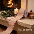 thumbnail image 1 of Clearance Under $1 Khaki Plaid Wired Edge Christmas Ribbon 2.48in x 5yd for Rustic Holiday Decor, 1 of 5